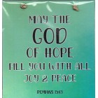 Plaque - Romans 15:13